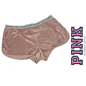 Victoria's Secret Blush Velvet Lounge Shorts - 6040